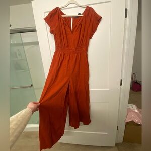 Women's Burnt Orange Jumpsuit